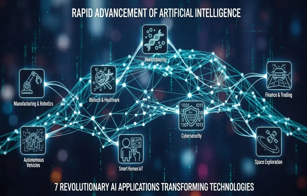 Rapid Advancement of Artificial Intelligence: 7 Revolutionary AI Applications Transforming Technologies in 2025