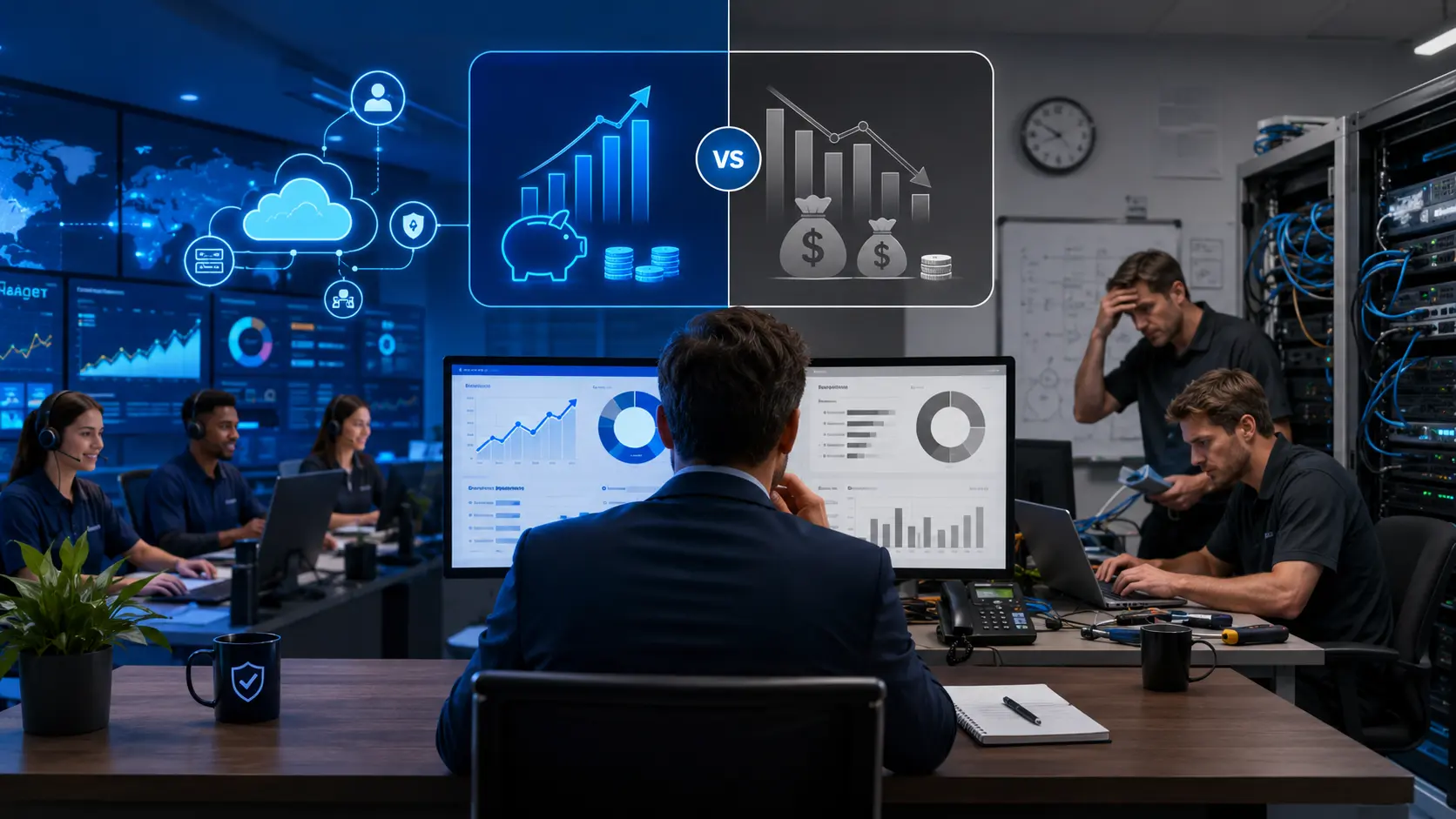 Managed IT Services vs In-House IT: Which Saves More Money in 2026? — Tekizz blog post