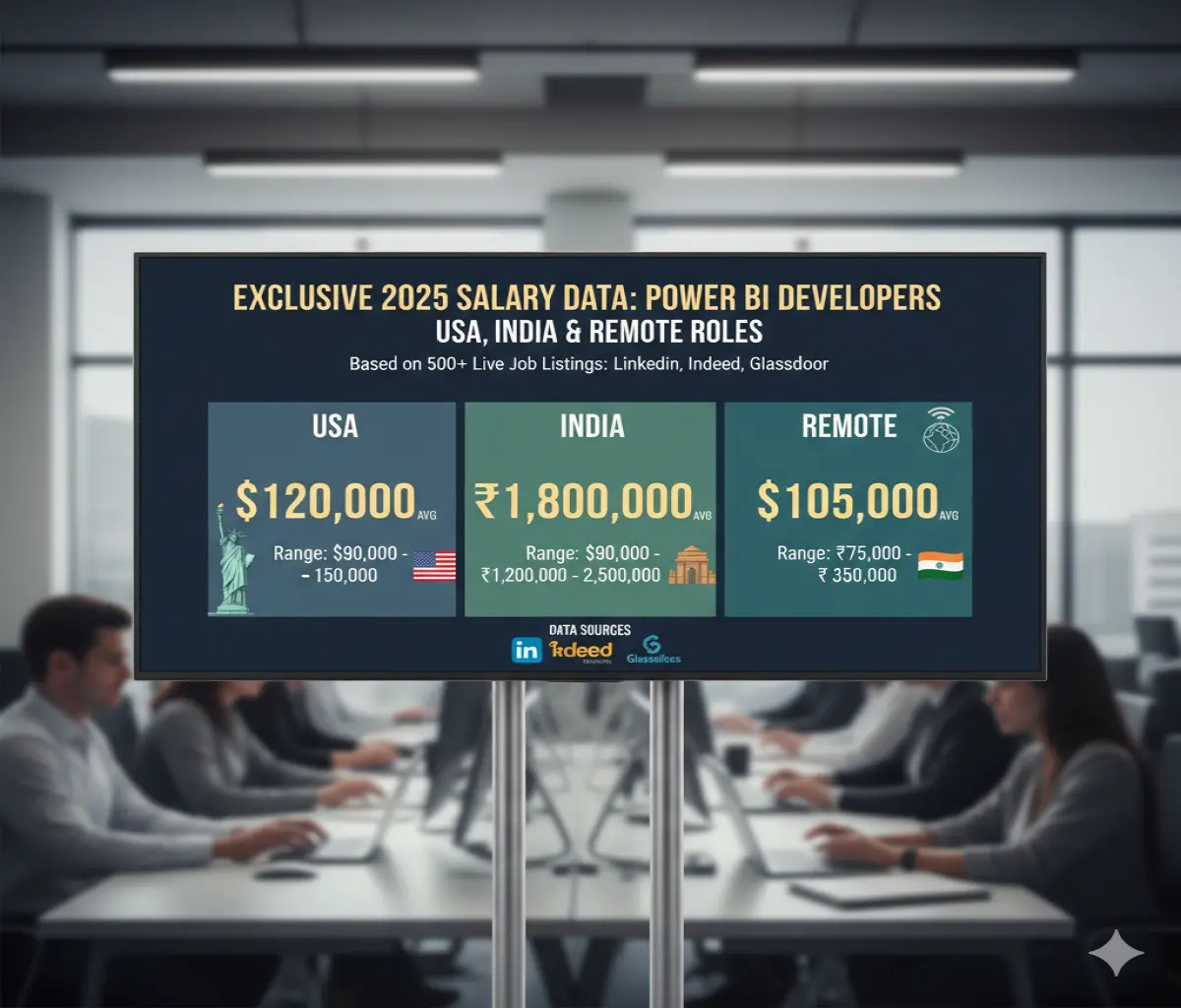 2025 Power BI Developer Salary Report: USA, India, Remote & Trends