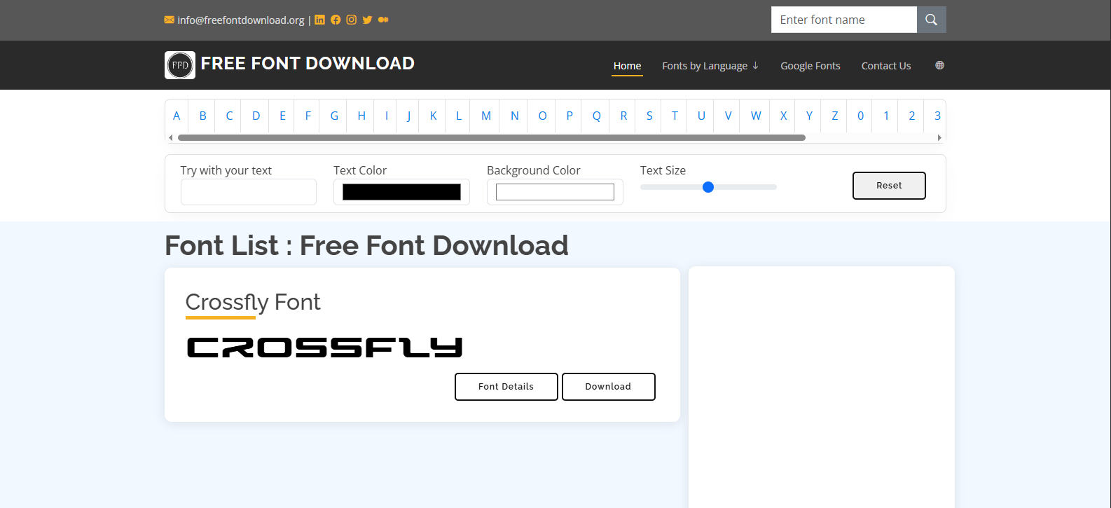 Free Font Download